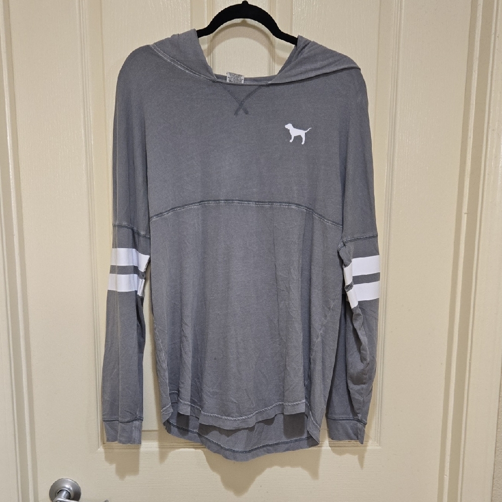PINK Victoria's Secret Heather Gray Top